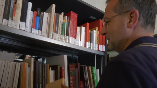 Il bibliotecario Bruno Viberti
