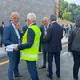 Giorgio Bergesio all'inaugurazione del tunnel