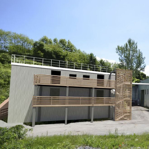 Il rendering del nuovo biodigestore