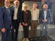 Il professor Unia, il presidente Robaldo, la dirigente Garello, il consigliere Baldi e il sindaco Beccaria durante il sopralluogo all’Alberghiero di Barge Il professor Unia, il presidente Robaldo, la dirigente Garello, il consigliere Baldi e il sindaco Beccaria durante il sopralluogo all’Alberghiero di Barge