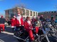 Domenica a Mondovì Babbo Natale arriva in sella all'Harley per portare doni ai bimbi della pediatria