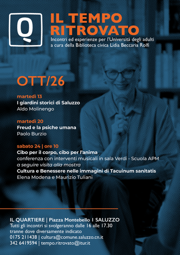 “Cibo per il corpo, cibo per l’anima”: a Saluzzo un viaggio tra nutrizione, musica e benessere nel Medioevo “Cibo per il corpo, cibo per l’anima”: a Saluzzo un viaggio tra nutrizione, musica e benessere nel Medioevo