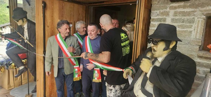 Un momento dell'inaugurazione