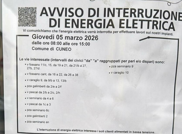 Cuneo, resta per ore senza elettricità con due bambine piccole: "Nessun avviso per la nostra via"