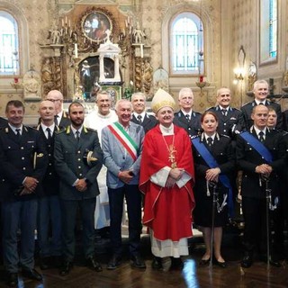 Saluzzo, Festa di San Basilide. Messa al santuario della Consolata per la Polizia Penitenziaria del carcere Morandi - foto Mauro Marongiu