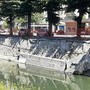 La zona interessata dal crollo La zona interessata dal crollo