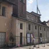 Transenne alla chiesa di San Gregorio a Cherasco. Iniziati i lavori di ristrutturazione e artistici.