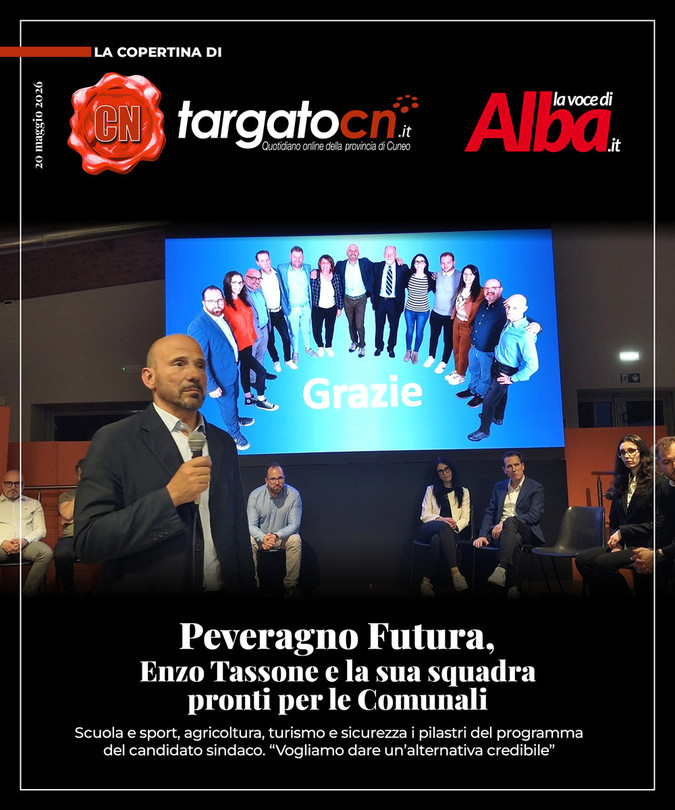 Peveragno Futura, Enzo Tassone e la sua squadra pronti per le Comunali Peveragno Futura, Enzo Tassone e la sua squadra pronti per le Comunali