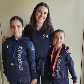 ARTISTICA / La Cuneoginnastica brilla a Biella con Giulia Pellegrino e Arianna Olivero