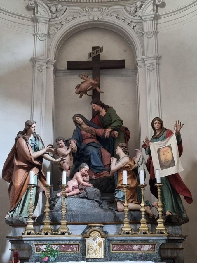 Cappella dell’Addolorata, opera di Francesco Martinez, chiesa santissima Annunziata, Torino