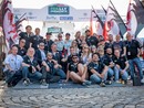 Il Cinzano Rally Team in una foto di gruppo