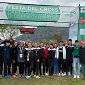 (La rappresentativa regionale di cross 2025 foto - fidal piemonte)