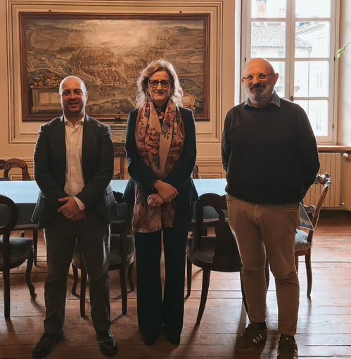 Il questore di Cuneo, Rosanna Minucci, in visita a Ceva