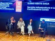 Nelle foto alcuni momenti dell'incontro tenuto oggi nell'Auditorium Centro Ricerche Pietro Ferrero ad Alba