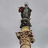 Maria Immacolata in piazza di Spagna, a Roma