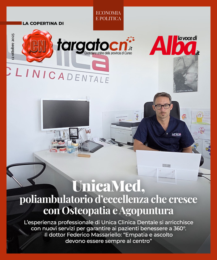 UnicaMed, poliambulatorio d’eccellenza che cresce con Osteopatia e Agopuntura UnicaMed, poliambulatorio d’eccellenza che cresce con Osteopatia e Agopuntura