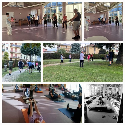 Un collage delle attività dell'associazione ParkiAmo Un collage delle attività dell'associazione ParkiAmo