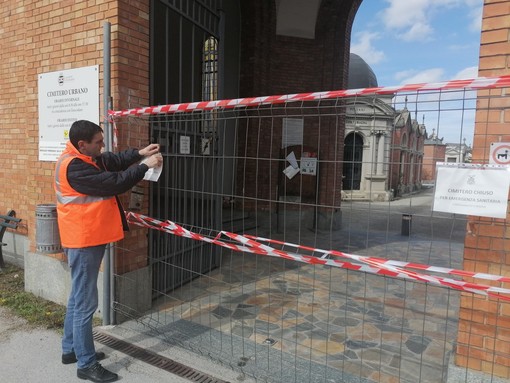 Chiusi i cimiteri della città di Fossano per l'emergenza Coronavirus