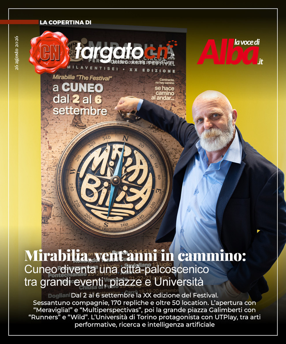 Mirabilia, vent’anni in cammino: Cuneo diventa una città-palcoscenico tra grandi eventi, piazze e Università Mirabilia, vent’anni in cammino: Cuneo diventa una città-palcoscenico tra grandi eventi, piazze e Università
