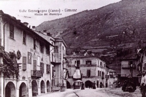 Videoproiezione dele foto storiche di Limone Piemonte presso il Cine-Teatro “Alla Confraternita”