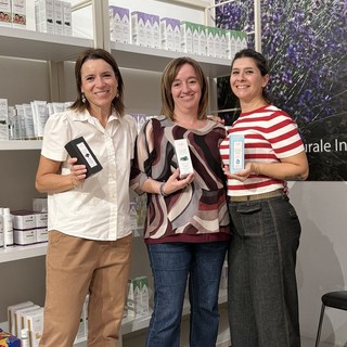 Le estetiste del CFP Cemon “Ernesto Rebaudengo” di Ceva alla Rinascente di Torino per la Beauty Fair insieme a Nuagemma