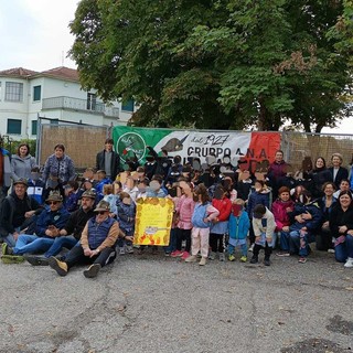 La castagnata nella scuola di Niella Tanaro