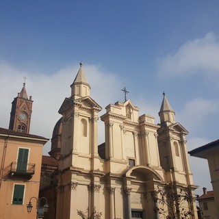 La chiesa parrocchiale di San Giovanni Battista, a Bra