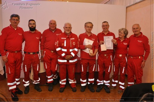 Peveragno: la Croce Rossa Italiana locale ha festeggiato i suoi primi 35 anni d'attività