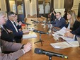 Alcuni momenti dell'incontro tenuto ieri in Prefettura Alcuni momenti dell'incontro tenuto ieri in Prefettura