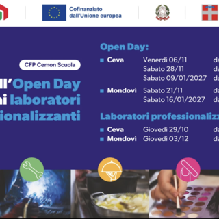 CFP Cemon apre le porte ai ragazzi di terza media: al via gli Open Day e i laboratori di orientamento a Ceva e Mondovì