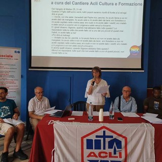 Consiglio Provinciali Acli all'Oratorio Don Bosco di Saluzzo dal tema "Braccianti immigrati: noi, loro...il lavoro"