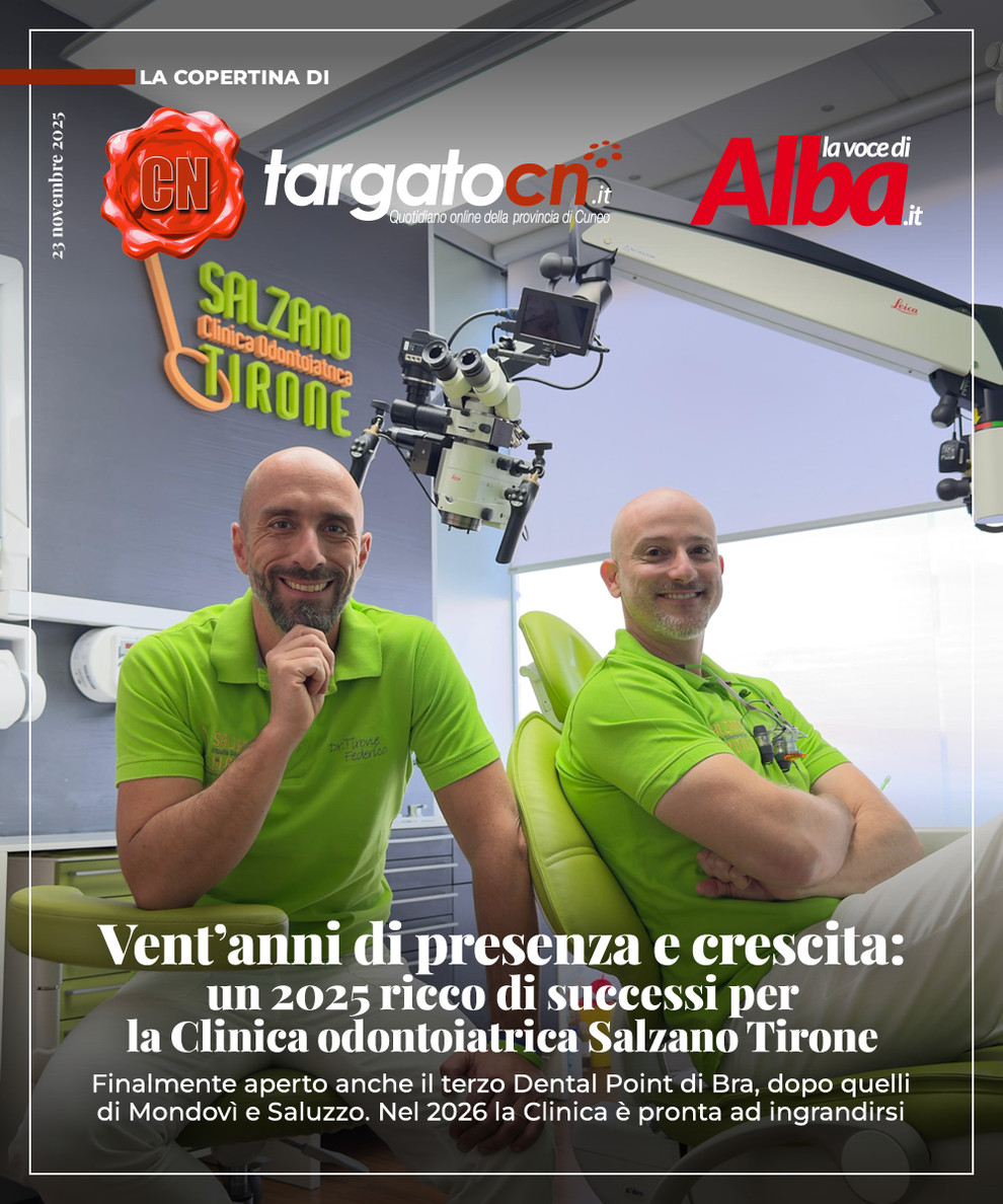 Vent'anni di presenza e crescita: un 2025 ricco di successi per la Clinica odontoiatrica Salzano Tirone Vent'anni di presenza e crescita: un 2025 ricco di successi per la Clinica odontoiatrica Salzano Tirone