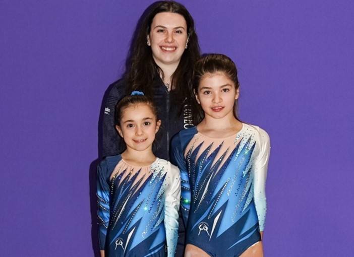 Cuneoginnastica: le giovani promesse Olivero e Pellegrino brillano a Biella