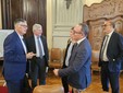 Alcuni momenti dell'incontro tenuto ieri in Prefettura Alcuni momenti dell'incontro tenuto ieri in Prefettura