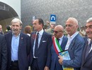Giorgio Maria Bergesio (accanto al sindaco di Limone, Riberi) il giorno dell'inaugurazione del Tenda Bis Giorgio Maria Bergesio (accanto al sindaco di Limone, Riberi) il giorno dell'inaugurazione del Tenda Bis