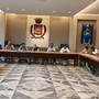 Uno scatto della seduta di venerdì sera