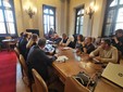 Alcuni momenti dell'incontro tenuto ieri in Prefettura Alcuni momenti dell'incontro tenuto ieri in Prefettura