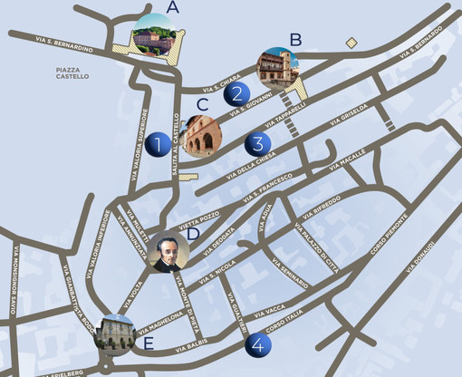 Per “La città svelata – Saluzzo da scoprire” quattro siti artistici da visitare