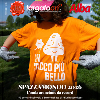 22mila cittadini impegnati in 176 Comuni della provincia, per una raccolta complessiva pari a 9.800 sacchi di rifiuti: sono alcuni numeri della edizione 2026 di "Spazzamondo", la grande giornata di volontariato ambientale promossa dalla Fondazione CRC