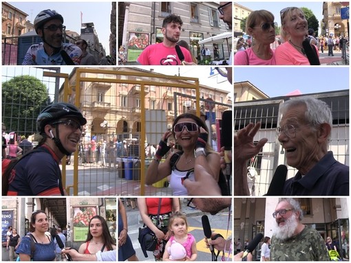 A Cuneo tutti pazzi per il Giro d'Italia [VIDEO]