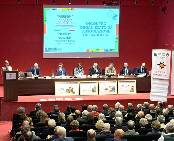 Grande partecipazione per il confronto di Cherasco In dedicato al referendum Grande partecipazione per il confronto di Cherasco In dedicato al referendum