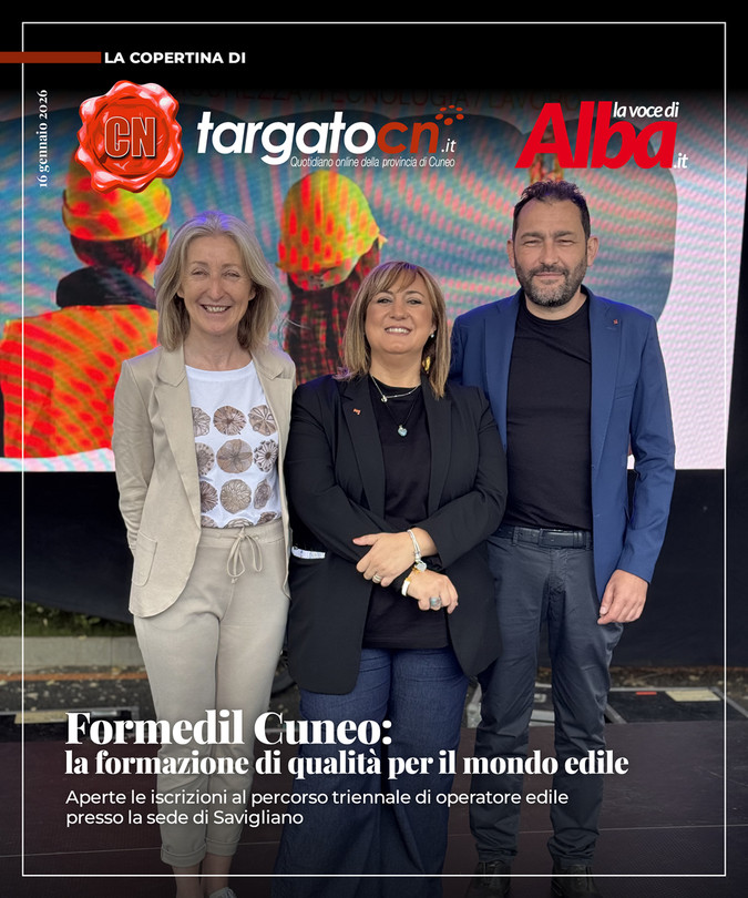 Laura Blua, Elena Lovera e Nicola Gagino: direttore, presidente e vicepresidente di Formedil Cuneo Laura Blua, Elena Lovera e Nicola Gagino: direttore, presidente e vicepresidente di Formedil Cuneo