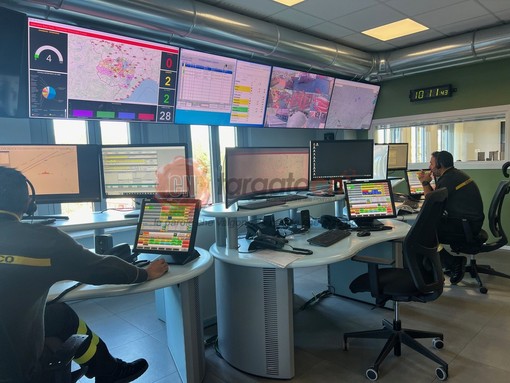 Immagine di repertorio della centrale operativa del Comando provinciale di Cuneo