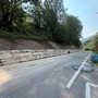 Crissolo completa la nuova scogliera di contenimento verso la località La Spiaggia Crissolo completa la nuova scogliera di contenimento verso la località La Spiaggia