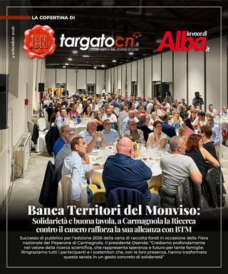Banca Territori del Monviso: Solidarietà e buona tavola, a Carmagnola la Ricerca contro il cancro rafforza la sua alleanza con BTM