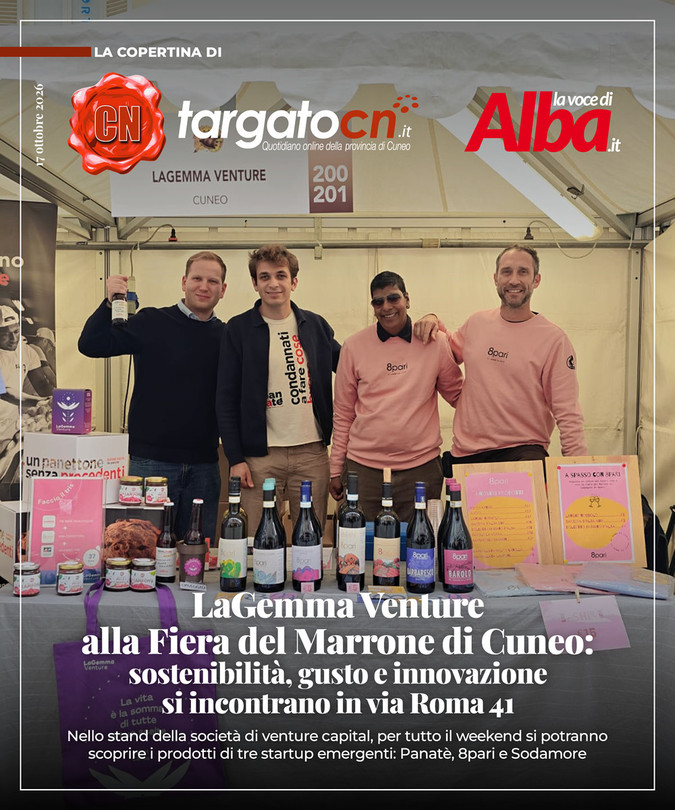 LaGemma Venture alla Fiera del Marrone di Cuneo: sostenibilità, gusto e innovazione si incontrano in via Roma 41 LaGemma Venture alla Fiera del Marrone di Cuneo: sostenibilità, gusto e innovazione si incontrano in via Roma 41