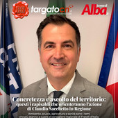 Concretezza e ascolto del territorio: questi i capisaldi che orienteranno l'azione di Claudio Sacchetto in Regione Concretezza e ascolto del territorio: questi i capisaldi che orienteranno l'azione di Claudio Sacchetto in Regione