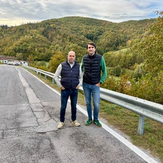 Il consigliere Danna con il sindaco Benzo Il consigliere Danna con il sindaco Benzo