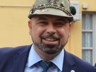 Davide Spedale, presidente Sezione Alpini di Cuneo