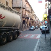 Il traffico nel centro abitato di Demonte Il traffico nel centro abitato di Demonte